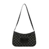 Bolso Retro para el Hombro para Mujer, Nuevo Bolso Baguette Estampado de Moda Francesa, Bolso Cruzado de Hombro Único de Lujo Ligero de Nicho de Moda