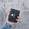 Nueva Cartera para Mujer Cartera Corta Mini Margarita Billetera Pequeña Plegable Estudiante Delgada Moda Suave Cartera Cartera