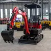 Excavadora Compacta de Oruga Ht18 de Fábrica Original para Renovación de Huertos, Limpieza de Patios y Miniexcavadora Todo Terreno