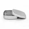 Caja cuadrada de 60ml-150ml caja de embalaje metálica sellada Crema de artemisa crema para el cabello cable de datos caja de aluminio embalaje caja cuadrada