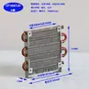 Radiador Mini Micro Condensador Resfriado a Ar Tubo de Cobre Aleta de Alumínio Evaporador de Refrigeração Radiador Resfriado a Água de Geladeira