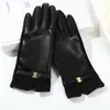 Guantes Clásicos de Invierno de Ante para Mujer, Guantes Gruesos de Terciopelo para Pantalla Táctil, Guantes Retro Cálidos a Prueba de Viento para Ciclismo