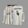Jersey Retro Manga Larga Uniforme de Fútbol Beckham Zidane Messi C Ronaldo Jersey Clásico