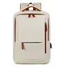 Bolso de hombro doble de negocios moderno y elegante transfronterizo, mochila nueva ligera casual para computadora para hombres, mujeres, estudiantes universitarios, mochila escolar