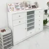 Armário de Exposição para Salão de Unhas, Armário de Unhas, Armário de Chão, Armário de Armazenamento de Esmalte e Cola para Unhas, Armário de Parede, Placa de Cores de Esmalte, Armário Lateral para Unhas
