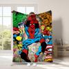 Manta de franela transfronteriza de Spider-Man, una generación de manta acolchada con estampado de dibujos animados, fábrica de impresión digital