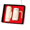 Juego de Tazas Termo de Regalo de Alta Gama para Niñas, Taza de Agua de Regalo de Aspecto Elegante Personalizada, Taza de Agua en Caja de Regalo de Acero Inoxidable 316