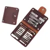 Venta Directa de Fábrica Set de 20 Piezas de Tijeras para Uñas Multifuncionales de Acero al Carbono, Herramientas de Manicura Portátiles de Alta Gama para el Hogar, Cortauñas