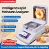 Analizador de Humedad Halógeno de Precisión Rápida para Granos, Alimentos para Té, Materiales Medicinales, Laboratorio, Medidor de Contenido de Humedad