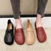Sapatos Femininos Plus Size para Pés Largos, Sapatos Slip-On para Mães, Novo Modelo Primavera 2026, Mocassins para Meia-Idade e Idosos com Solas Macias
