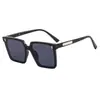Cara grande cara fina foto callejera gafas de sol de moda para conducir 2025 nuevas gafas de sol cuadradas gafas de sol protección UV para hombres y mujeres