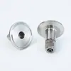 Tubo de cuero 304 de conexión rápida sin cabeza hexagonal de acero inoxidable junta de conexión rápida para tubo de cuero sanitario venta al por mayor