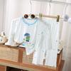 Traje Modal para Niños Verano Nuevo Manga Tres Cuartos Ropa Acondicionada para Niños y Niñas, Ropa para el Hogar para Niños Pequeños y Medianos Dibujos Animados