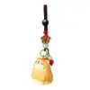Llavero colgante de talla de madera hecha a mano para llaves de coche de gato, colgante para mochila escolar de mascota linda femenina, regalo para novias, venta al por mayor