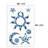 Meio braço Flower Arm Skull GZ Novo Gradiente Herbal Semi-permanente Simulação À Prova D' Água Tatuagem Adesivo Spot Comércio Exterior Transfronteiriço