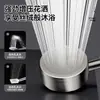 Cabezal de Ducha de Mano Premium de Acero Inoxidable con Potenciador de Presión para Ducharse en el Baño