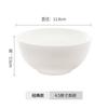 Vajilla de Porcelana Fina Blanca Pura, Tazones y Platos de Porcelana Fina con Tazones de Arroz de Porcelana Fina para el Hogar, Tazones para Fideos, Platos para Sopa, Tazones para Sopa, Tangshan