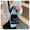 Bolso de felpa de nicho para mujer, bolso bandolera portátil con cordón, estilo coreano, para otoño e invierno, 22 unidades