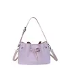 Bolso Casual de Moda para Mujer de Verano con Textura Sencilla, Bolso Cruzado de Hombro Único, Bolso Cubo de Diseño de Nicho 2026