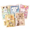 Lindo set de papelería de peluche en una bolsa transparente, un regalo sorpresa para el inicio de clases, recompensa para niños, papelería de regalo pequeña