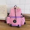 Mochila infantil estilo coreano 2026 novo modelo, leve e de grande capacidade, bolsa escolar para jardim de infância com cordão para meninos e meninas