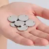 Colgante de Acero Inoxidable Pulido a Espejo, Accesorio DIY para Hacer Collares y Pulseras, Se Puede Grabar con Texto o Logo