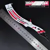 Periférico de juego CSGO impresión a color cuchillo mariposa curvo dos Simov entrenamiento sin filo cuchillo de entrenamiento de práctica accesorios
