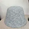 Chapéu Cloche de Feltro Fashion com Mistura de Lã Feminino Tendência Outono Inverno Estilo Coreano Estilo Japonês Versátil Chapéu Balde Chapéu de Pescador em Forma de Sino