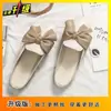 Mules slip-on da moda com sola reta para mulheres, novos sapatos casuais versáteis de mola-verão 2026 para mulheres