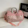 Nova Bolsa de Viagem Leve Xadrez com Separação Úmido/Seco Multifuncional para Natação Fitness Treinamento Bolsa de Mão Ombro Transversal Bolsa de Yoga