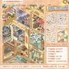 Yuxian Fangcun Reino Secreto 2.0 Pegatinas de Paisaje Pegatinas de Escena Miniatura Grandes Escena Estereoscópica 3D Alivio del Estrés Journal DIY Juguete