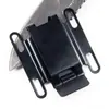 Accesorios para Fundas de Exterior Hebilla de Acero Fijo de 4 Agujeros para Cinturón Pinza Trasera Táctica para Fundas K