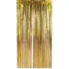 Cortina para decoração Dourado Metálico 1X2M
