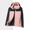 Chaqueta de Trabajo Impermeable a Prueba de Viento para Exteriores Personalizada Tres en Uno con Logo Impreso Bordado de Bloques de Color de Alta Calidad