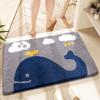 Alfombrilla Antideslizante para Baño Especial para Baño Inodoro Inodoro Alfombrilla para Pies de Secado Rápido Hogar Sala de Ducha Puerta Alfombrilla de Piso Absorbente de Agua