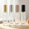 Botella de Spray de Vidrio de Melón Amargo para Perfume 10ml Botella Recargable de Perfume Vacía Portátil de Viaje Botella de Vidrio de Muestra de Perfume