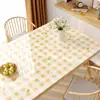 Mantel, No Lavable, Impermeable al Aceite, Impermeable al Agua, Antiquemaduras, Mantel para Mesa de Comedor de Vidrio Suave de PVC, Lujo Ligero, Tacto de Alta Gama, Mantel para Mesa de Café, Mantel Individual