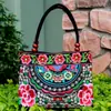 Bolsa Bordada Estilo Étnico de Yunnan Bolso de Mano Bordado Lona Retro Bolso de Hombro Versátil Bolso para Mujeres de Mediana Edad y Mayores Bolso para Mamá