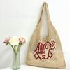 2025 Bolso Tote de Gran Capacidad Nuevo Bolso de Playa Bolso Tejido de Punto Estilo Resort Tailandés Bolso Tejido Bolso Bohemio