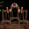 Nuevo Set de Accesorios para el Cabello con Borlas Largas Estilo Período de los Reinos Combatientes Peineta Peineta Corona de Cabello Set Completo para Maquillaje de Emperatriz Femenina de la Dinastía Han