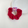 Nuevo Anillo para el Cabello de Intestino Grueso Color Oso Fresa de Pana Cuerda para el Cabello Coreana Otoño e Invierno Lindo Oso Accesorios para el Cabello Cuerda para el Cabello Estudiante