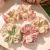 Acessório de cabelo elástico, estilo jovem, scrunchie moderno novo de 2025, headwear de tecido de malha elegante de verão para mulheres