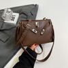 Bolsa Quadrada Pequena Casual Retrô Feminina 2025 Primavera Nova Grande Capacidade Personalizada Moda Bolsa de Ombro Bolsa Mensageiro para o Dia a Dia