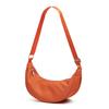 Bolsa Transversal de Nylon Estilo Japonês Cor Pura para Mulheres Verão Nova Bolsa Dumpling Leve Pequena Bolsa de Ombro Bolsa Axilar Bolsa de Ombro Comércio Exterior