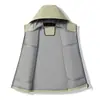 Chaquetas Personalizadas para Montañismo al Aire Libre con Costuras Completamente Selladas por Calor y Adhesivas sin Costuras, Impermeables al Agua y al Viento, Soporte para Procesamiento Oem/Odm