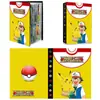 Álbum de Tarjetas Mágico Colección Elfo Bebé Álbum Sueño Paquete de Tarjetas de 4 Compartimentos Bolsillo para Guardar Tarjetas Tarjetas de Pokémon