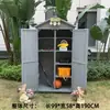 Gabinete de Almacenamiento para Exteriores, Madera Anticorrosiva, Cuarto de Almacenamiento Moderno a Prueba de Sol, Balcón de Jardín, Caja de Herramientas para Patio, Gabinete Varios