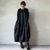 Vestido de punto patchwork simple de cuello redondo y manga larga, estilo japonés y coreano, 3 colores, nuevo para otoño e invierno 2026, transfronterizo de Rakuten, con bolsillos
