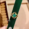 Aretes de Rosa Cortada en Anillo Collar Colgante Diamante Octagonal Rosa Rosa Nuevo Estilo Chino Pulsera de Piedra Preciosa Paraiba Milenio Ba