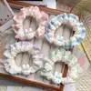 Diadema de encaje con diseño de conejito Miffy, scrunchie dulce y lindo para coleta con alta elasticidad